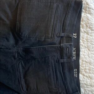 J.Crew Classic Black Denim Pants